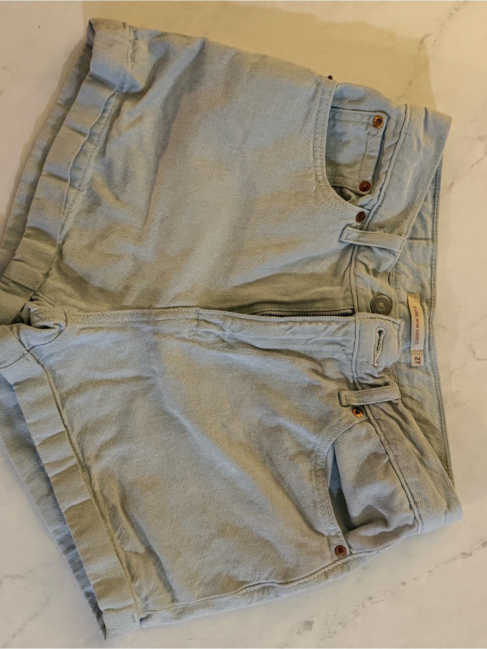 Levi Strauss - Light Wash Denim Shorts